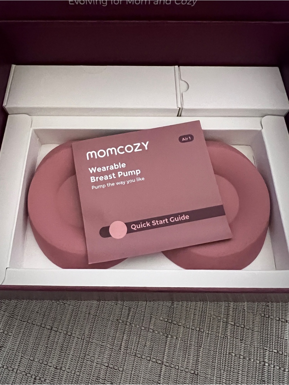 Momcozy Air 1 Wearable Breast Pump w/ Wireless Charging Case New Open Box - Picture 14 of 16